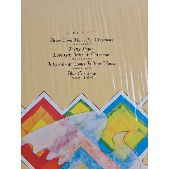 Freddy Fender Merry Christmas Feliz Navidad LP Vinyl Album Shrink Audio Tested - Picture 3 of 9